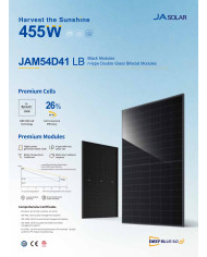 JA Solar JAM54D41 450W Bifacial LB Full Black