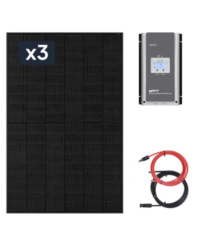 JAM54S30-415/MR 415W Solpanel Sæt 3x415W med 100A MPPT Opladercontroller 12V
