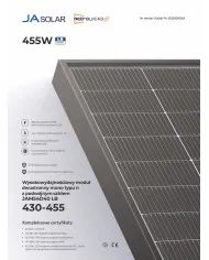 ja solar jam54d40 bifacial 450w sort ramme
