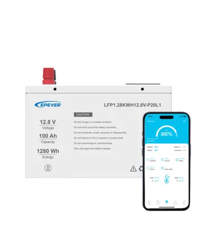 Epever LiFePO4 12.8V 100Ah