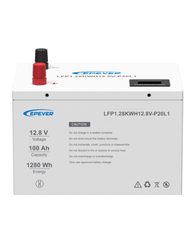 Epever LiFePO4 12.8V 100Ah