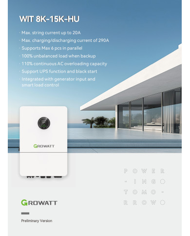 Growatt WIT-8K-X-HU 8 kW