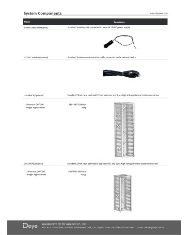 DEYE HV Control Unit BOS-G+BASE (HVB750V/100A-EU)