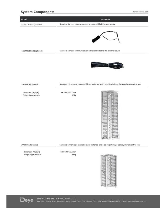 DEYE HV Control Unit BOS-G+BASE (HVB750V/100A-EU)
