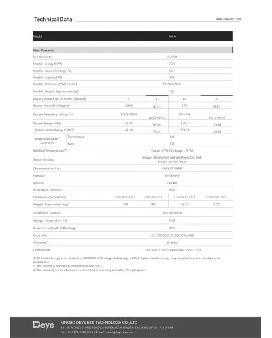 DEYE BOS-A 7.68 kWh