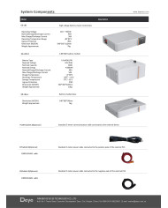Baterie Deye GB-L HV