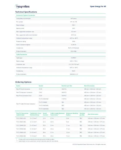 Hoymiles MIT FLEX-T5 AC 3 fázisú csatlakozó