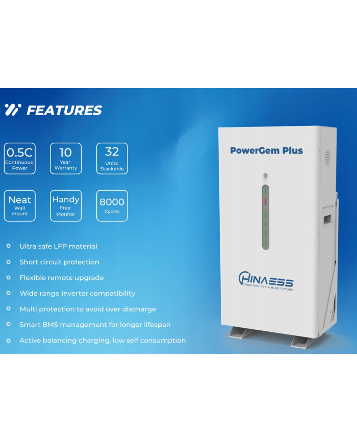 HinaESS PowerGem Plus 14.3kWh