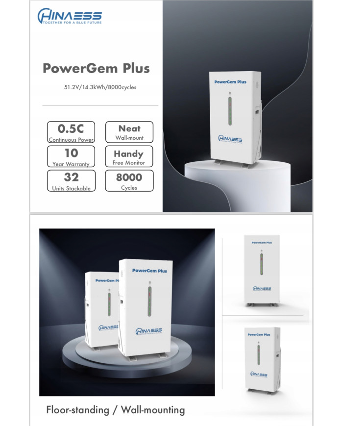 HinaESS PowerGem Plus 14.3kWh