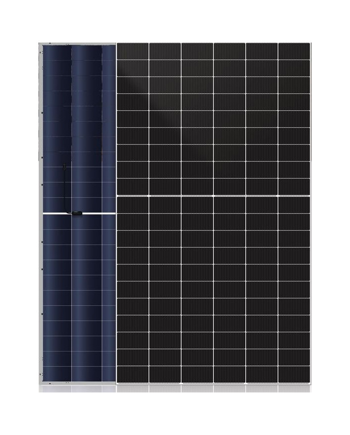 DAH Solar DHN-66Y18/DG 720W Bifacial N-Type Halfcut Zilver Paneel