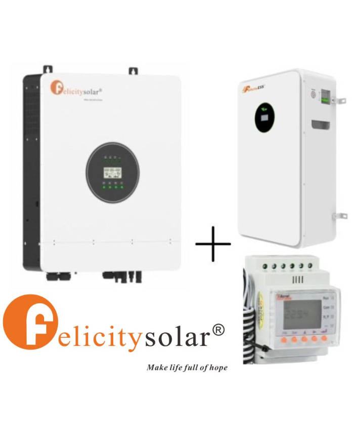FelicityESS IVEM8048 + LUX-E-48200LG03 10,5kWh + Smart Meter