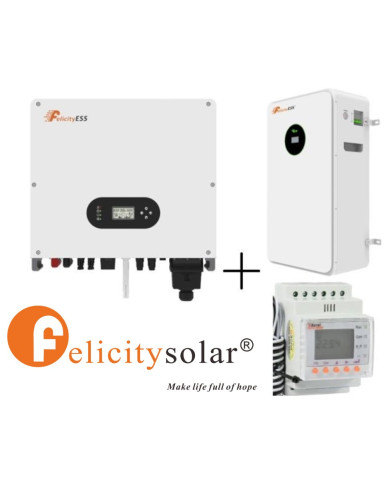 FelicityESS T-REX-5KLP1G01 + LUX-E-48100LG03 5,12kWh + Smart Meter