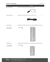 DEYE 3U-HRACK BOS-G / BOS-G Pro
