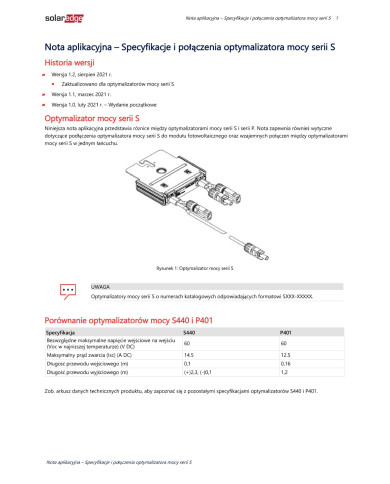 SolarEdge Power Optimizer S440-1GM4MRM
