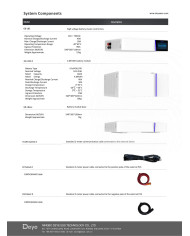 deye unidade de controle gb-l+base 4,09 kWh