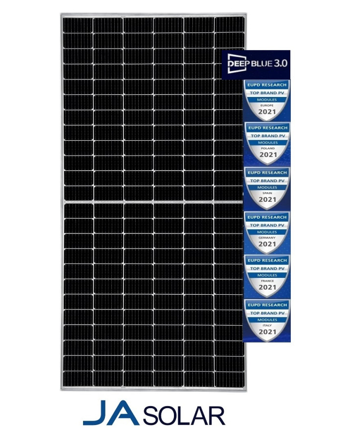 JA SOLAR JAM72D30-565/LB Module Bifacial Double Verre 580W