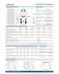 JA SOLAR JAM72D30-565/LB Module Bifacial Double Verre 580W