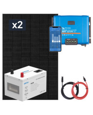 830W Solar Panel and 100Ah LiFePO4 Battery