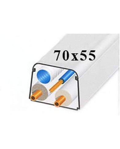 ClimaPlus CP7055-KAN Canal de montaj 70x55 mm, 2m, Alb