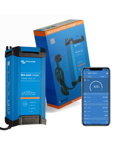 12V 20A Victron Blue Smart IP22 Akulaadija Üks Väljund