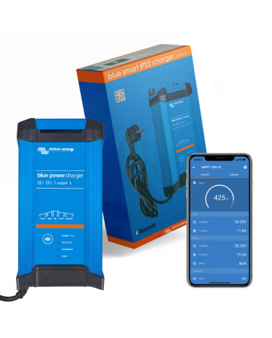 Akkumulátor Töltő 12V 15A Victron Energy Blue Smart IP22