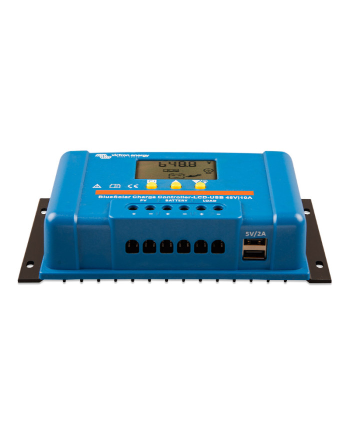 Regolatore di Carica PWM 48V 10A LCD&USB Victron Energy BlueSolar