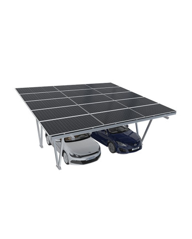 Sistema Carport Solare per 2 Veicoli, pannello 2279x1134x35