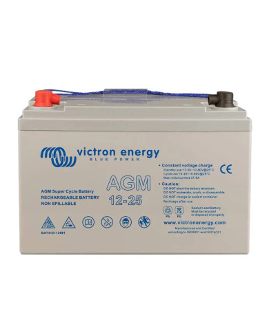Victron Energy Batería AGM Super Cycle 12V/25Ah BAT412080084
