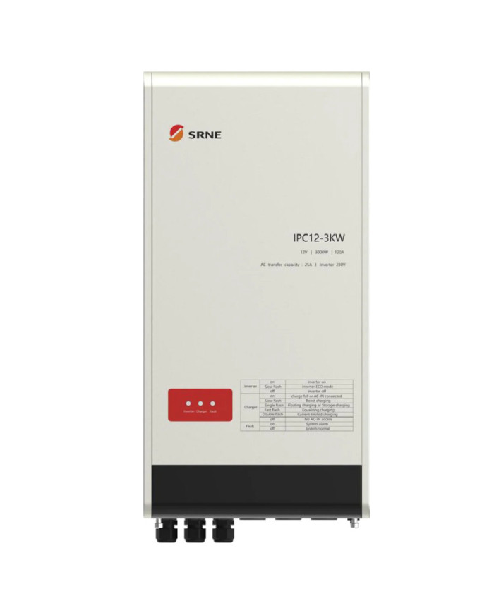 SRNE IPC12-3kW Invertor/Încărcător Monofazat 3kW