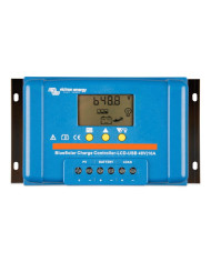 PWM Charge Controller 48V 10A LCD&USB Victron Energy BlueSolar