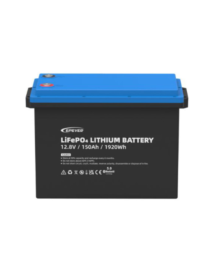 Epever LiFePO4 12.8V 150Ah IP65 lämmitysmatolla