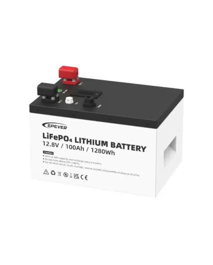 EPEVER Batteria LiFePO4 EPEVER LPBA12100 12.8V 100Ah