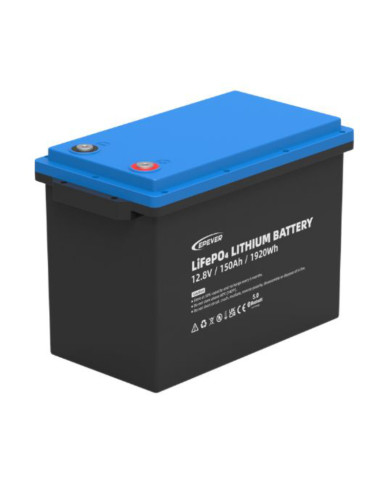 Epever LiFePO4 12.8V 150Ah IP65 com manta de aquecimento