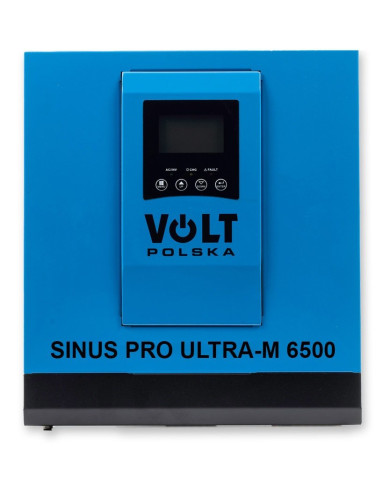 Volt Polska SINUS PRO ULTRA-M 6500 24/230V (3000/6500W) + 60A MPPT (160V) 3SSH350024