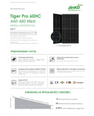 Jinko Solar JKM460M-60HL4-V 460W Zilveren Frame