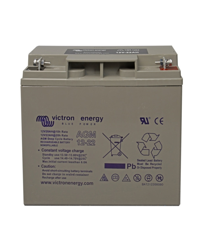 Victron Energy AGM Deep Cycle 12V 22Ah (BAT212200084)