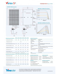 Trina Solar Vertex S+ 450W Moldura Preta TSM-450NEG9R.28