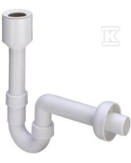 Sifão Tubular DN50 Viega com Funil, Branco