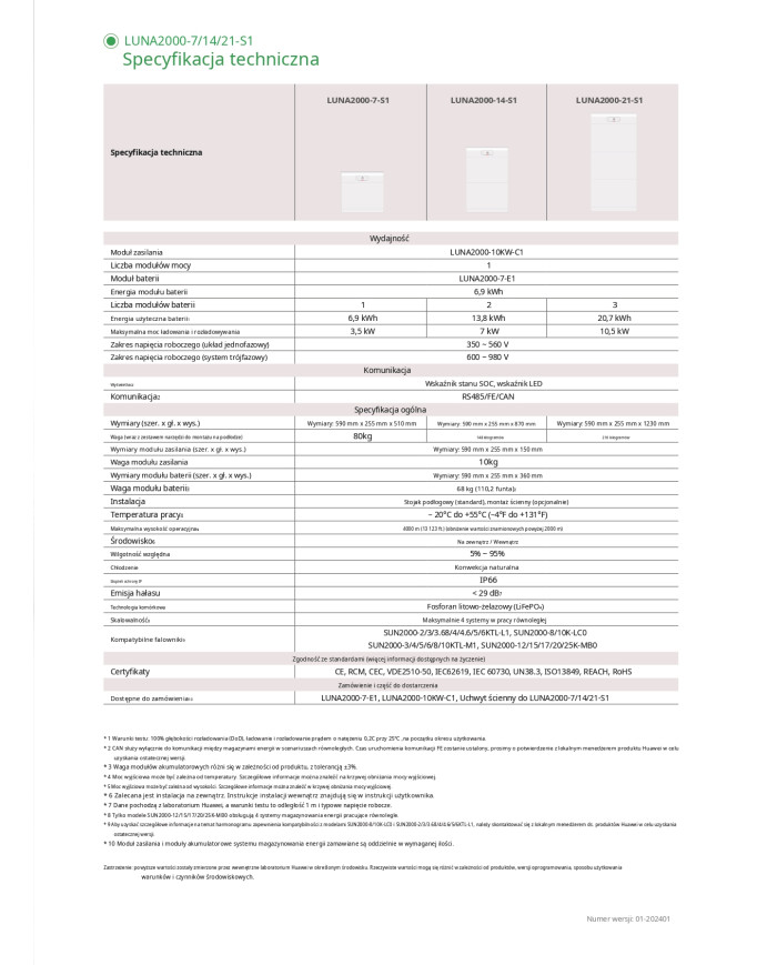 HUAWEI LUNA2000-7-S1