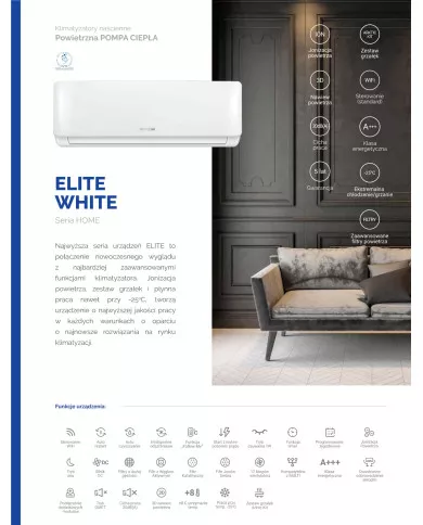 hyundai elite white 3,6 kw hrp-m12elwi + hrp-m12elwo