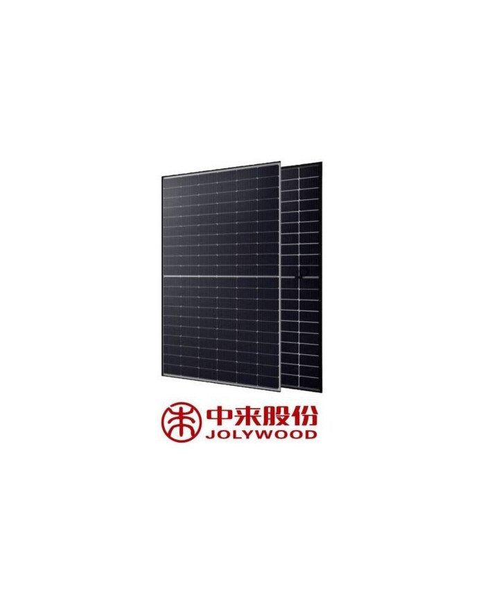 Jolywood Niwa Black JW-HD108N-R2-500W Bifacial Moldura Preta