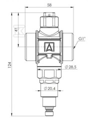 Afriso AAV 100, G1 - Válvula Antihielo