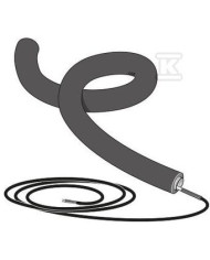 NIBE KVR 10-10 Condensation Hose w/ Heating 1m