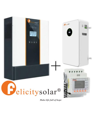 FelicityESS szett: IVEM5048 Inverter, 5,12kWh Akku