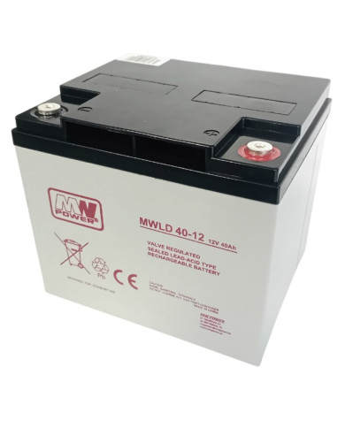 MW Power MWL 40-12 Batería AGM 12V 40Ah Long Life