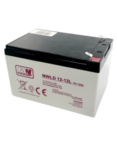Akumulator MW Power MWL 12-12L AGM 12V 12Ah (T2)