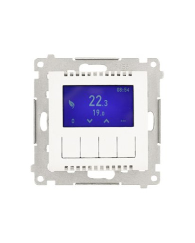 Simon 54 Premium Elektronisk Programmerbar Termostat Hvid