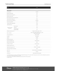 DEYE GE-F60 61,44kWh HV Batterie 614,4V 100Ah