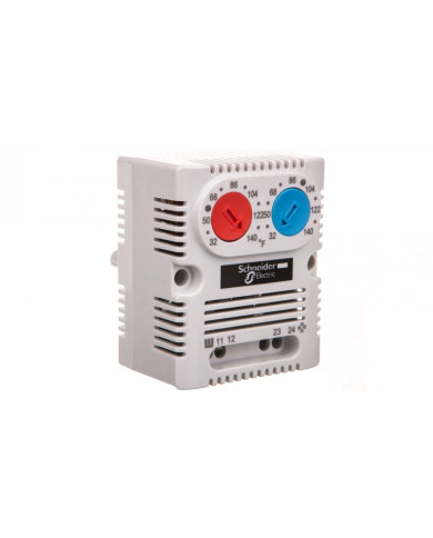 Schneider ClimaSys CC Dobbelttermostat 0-60°C
