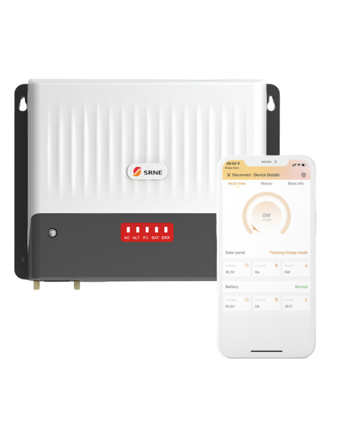 SRNE BCD4850A-AC Caricabatterie 3-in-1 50A